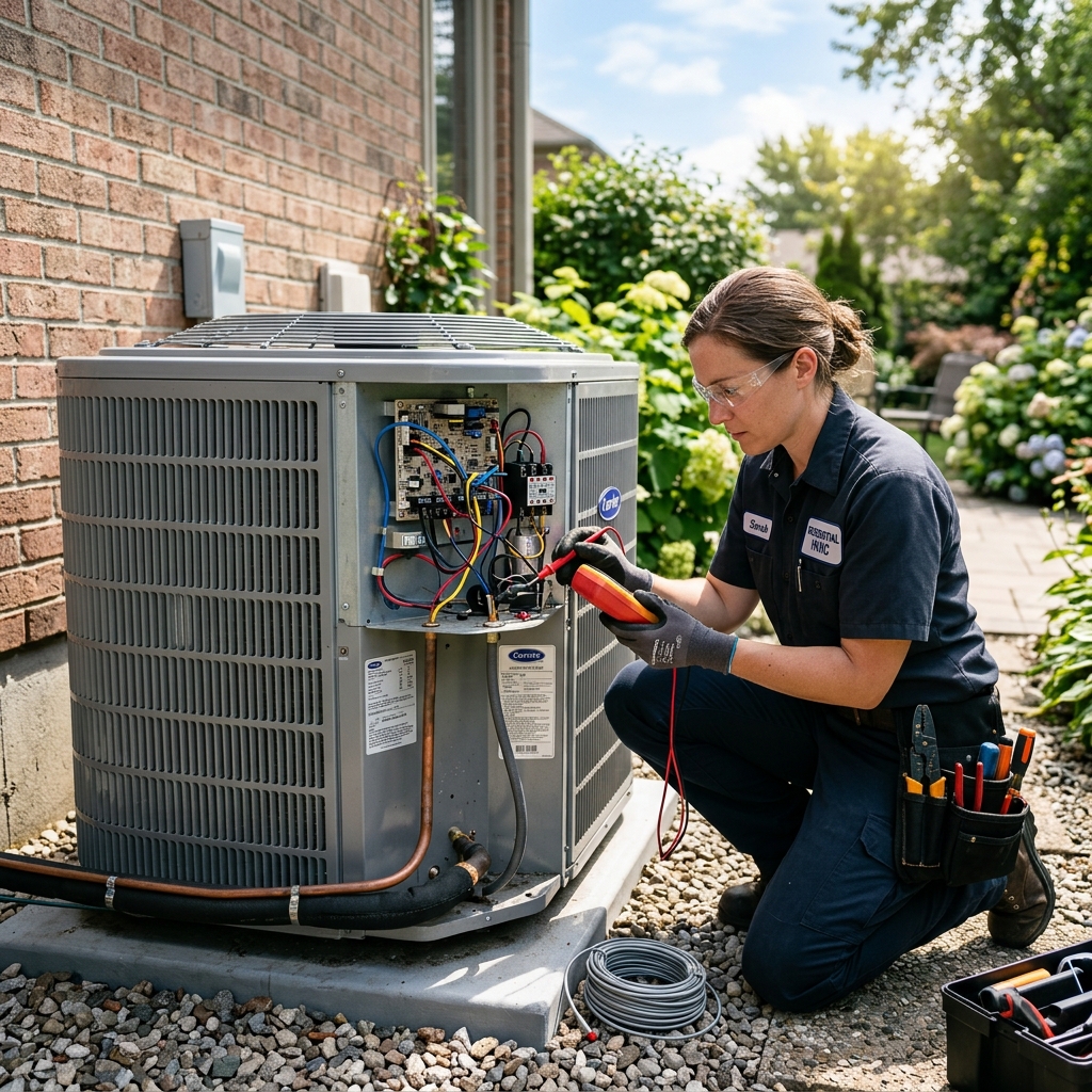 Condenser Fan and Compressor Repair